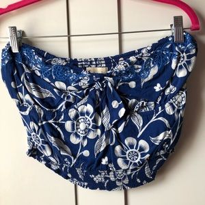NWT Hollister Strapless crop top